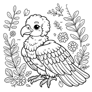 condor-vulture-coloring-pages