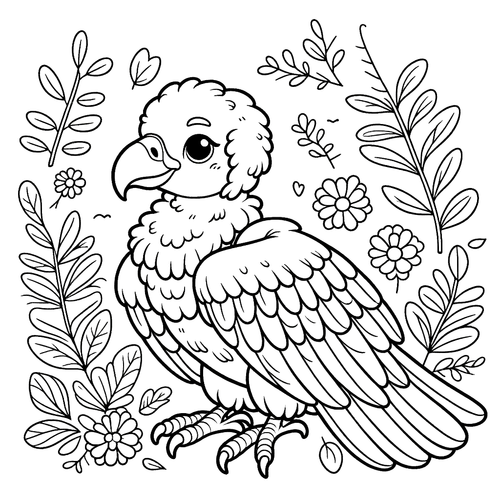 condor-vulture-coloring-pages