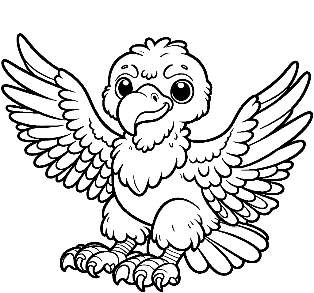 condor-wings-coloring-page