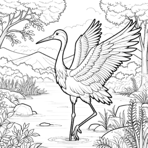 crane-wings-coloring-page