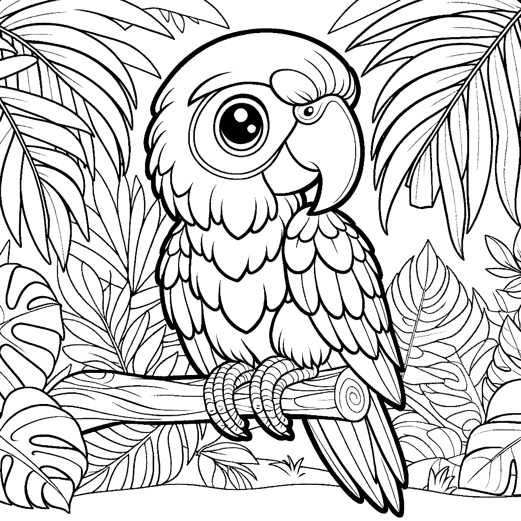 cute-macaw-coloring-pages