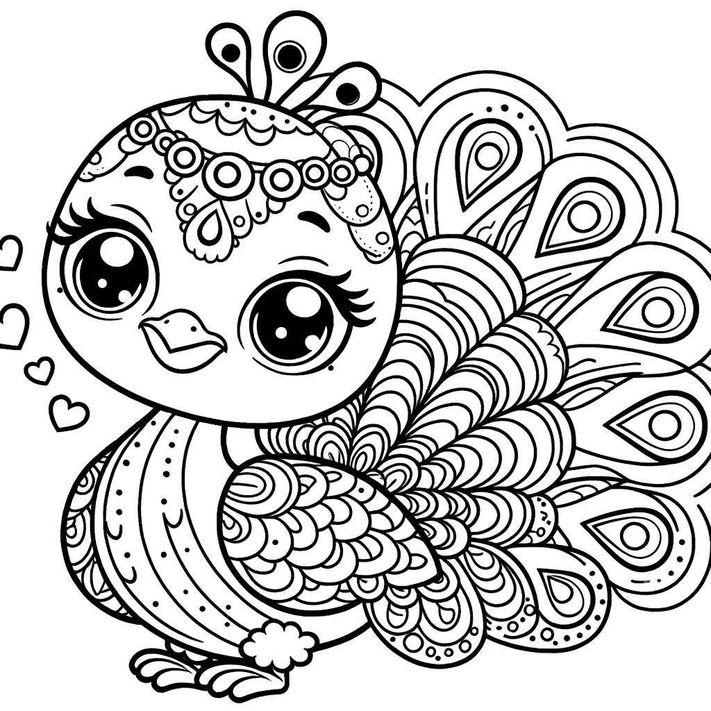 cute-peacock-coloring-page