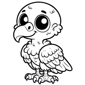 cute-vulture-coloring-page