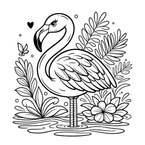 flamingo-coloring-page