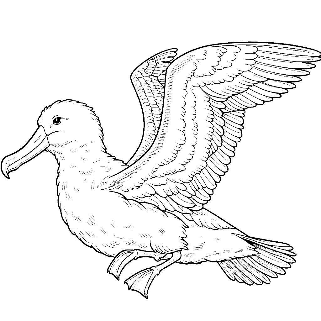 flying-albatross-bird-coloring-pages