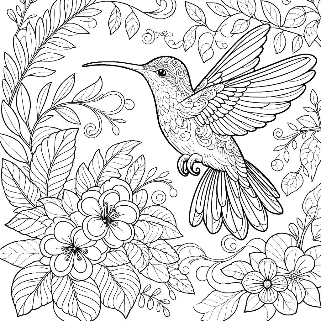 hummingbird-beautiful-coloring-page