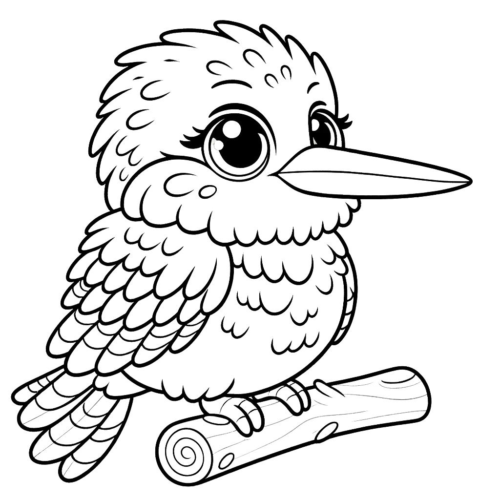 kingfisher-coloring-pages