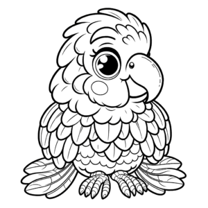 macaw-coloring-page