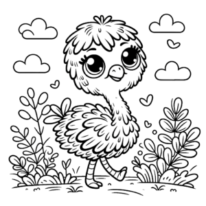 ostrich-baby-coloring-page