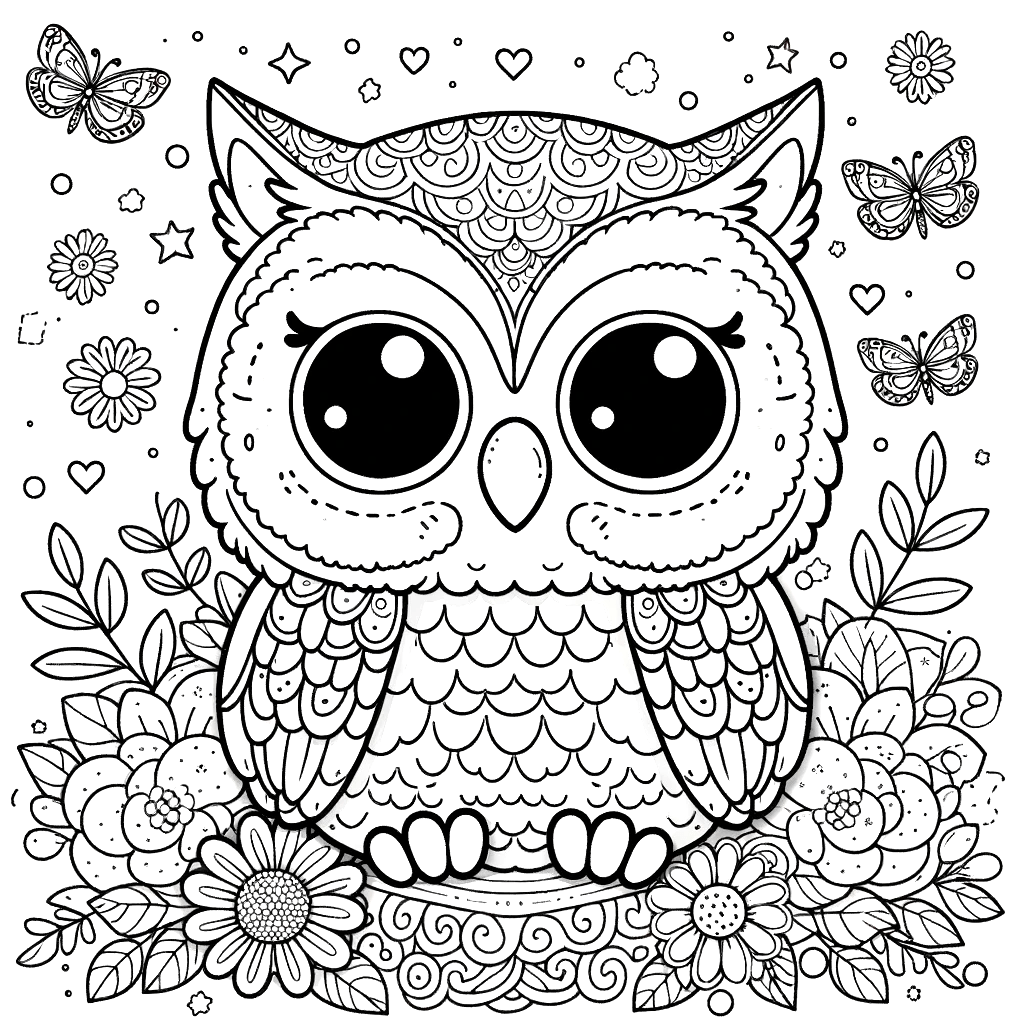 owl-coloring-sheet