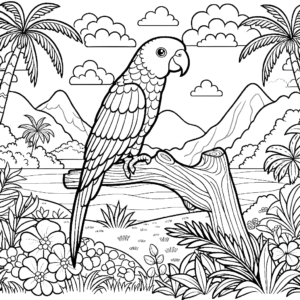 parrot-wild-coloring-page