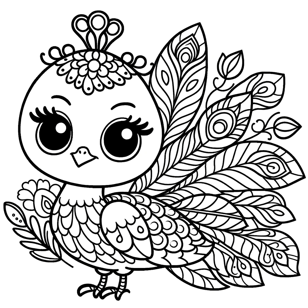 peacock-coloring-page