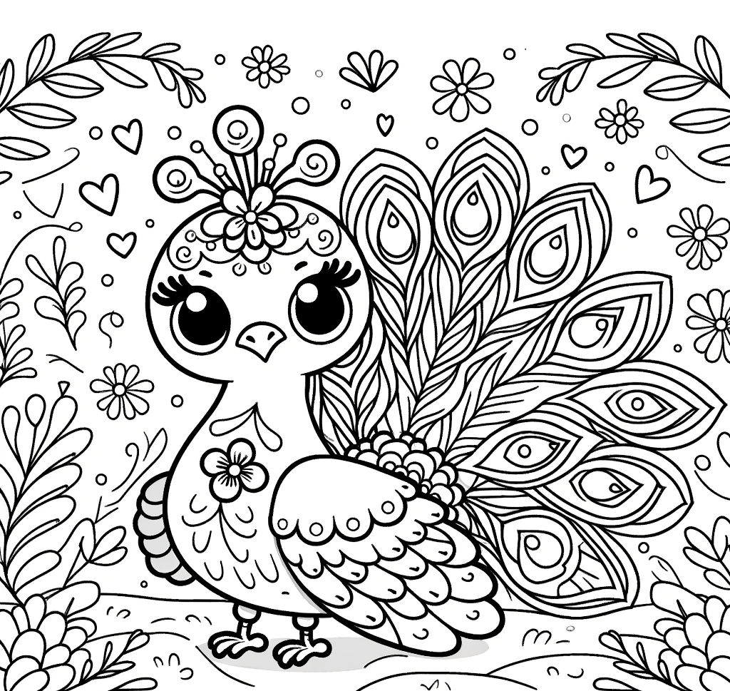 peacock-pretty-coloring-pages