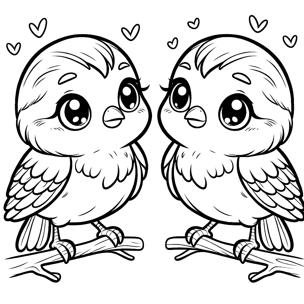 sparrows-coloring-page