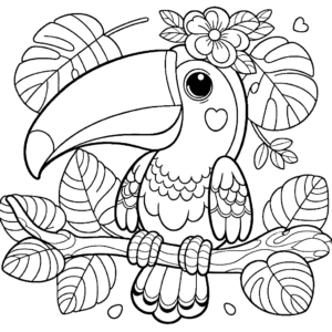 toucan-bird-coloring-pages