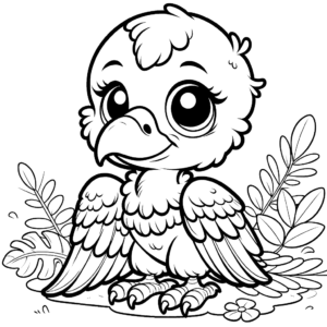 vulture-coloring-page