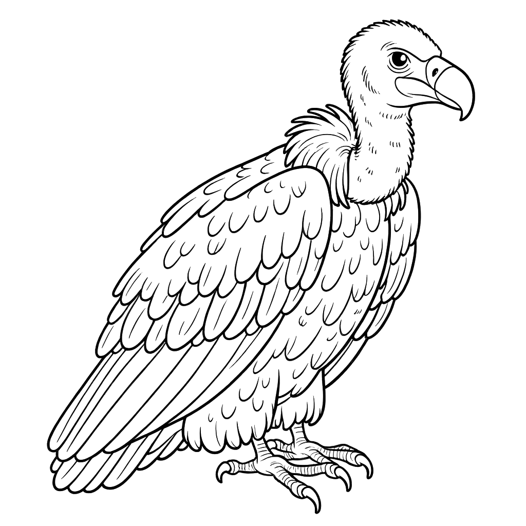 wild-vulture-bird-coloring-page