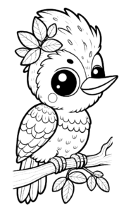 woodpecker-coloring-page