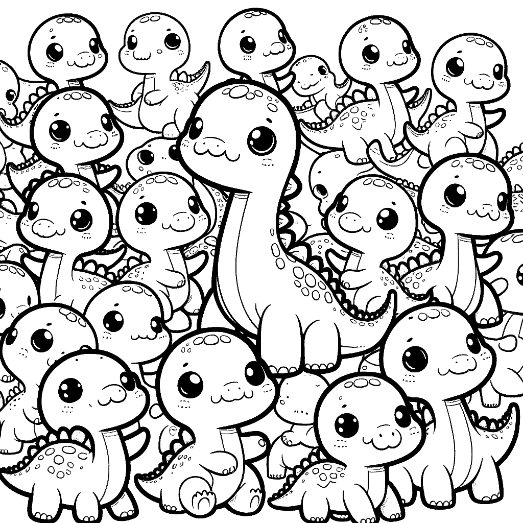 Free printable Diplodocus dinosaur coloring page 12 easy to color