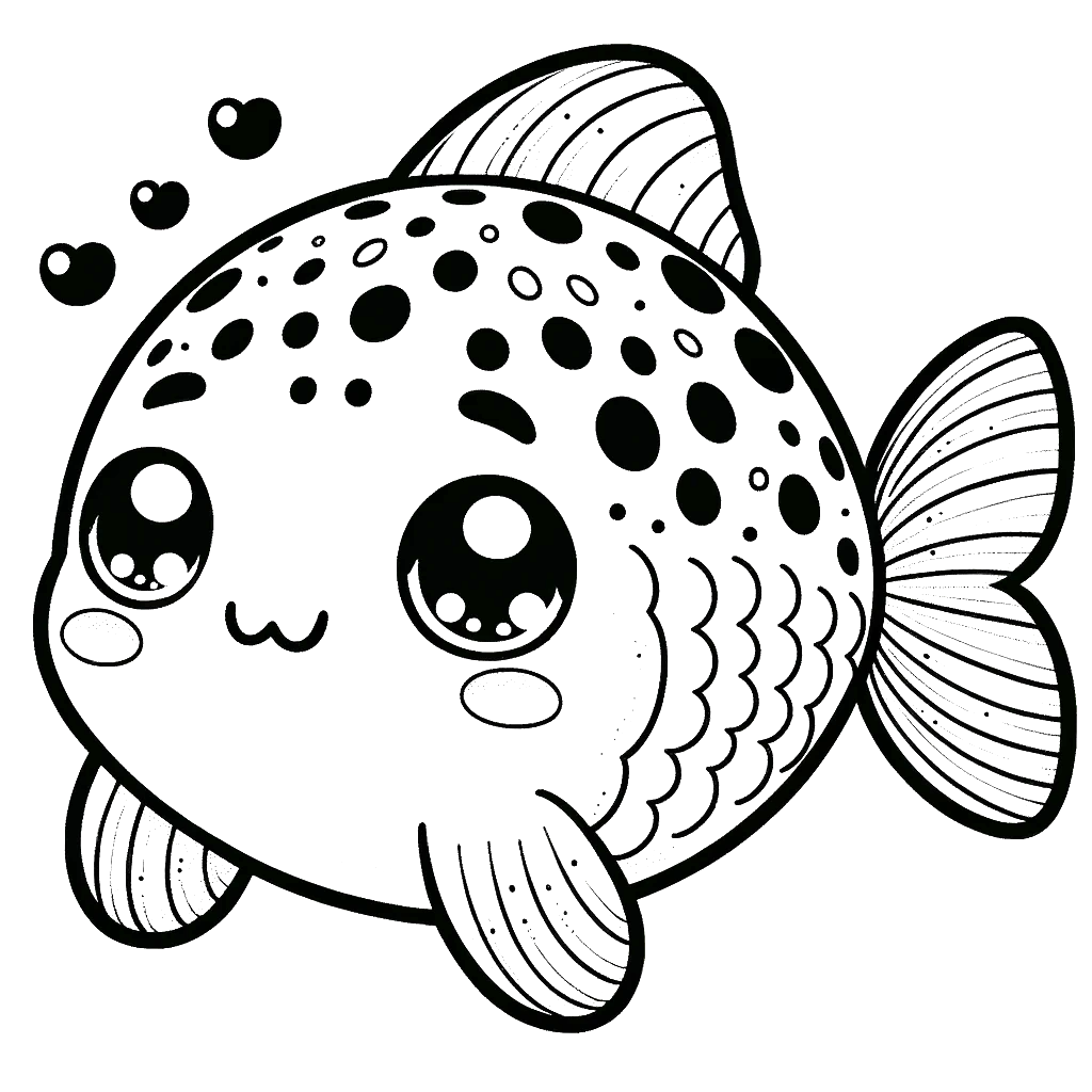 Free printable piranha coloring page 3 to print and color