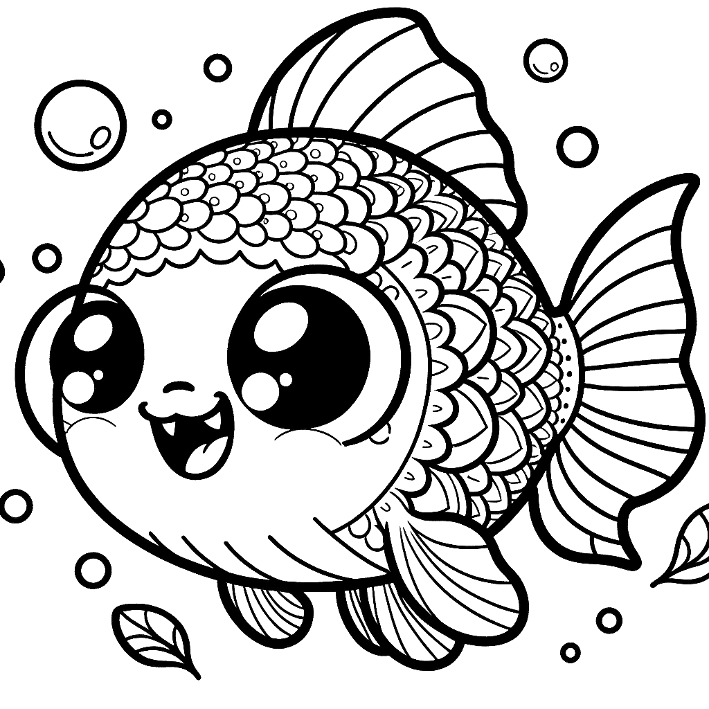 Free printable piranha coloring page 5 easy to color