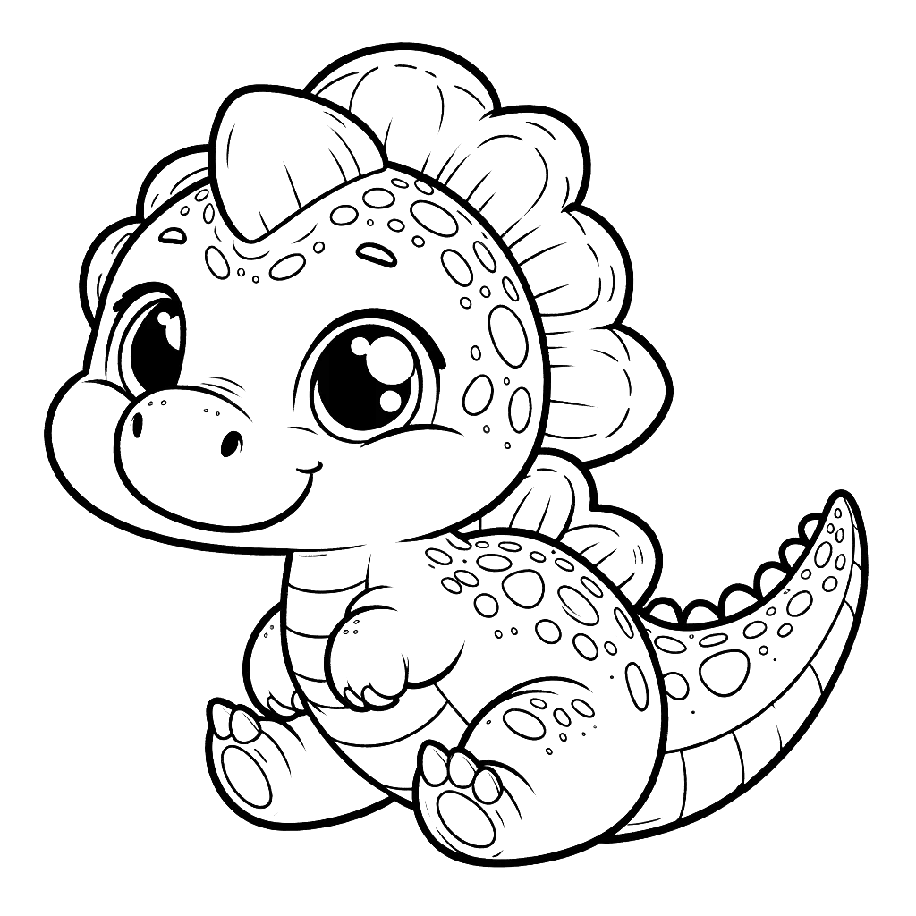 Free printable Spinosaurus dinosaur coloring page 15