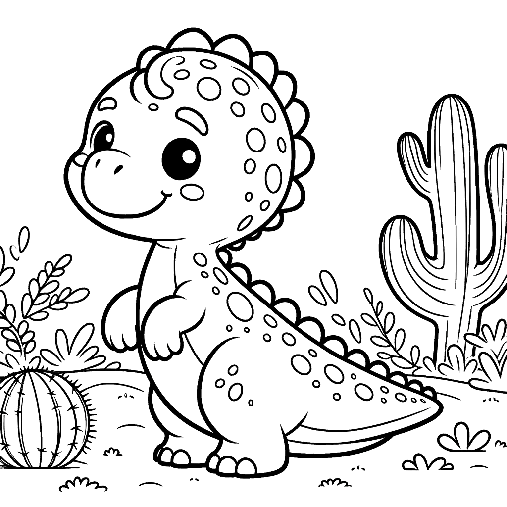 Free printable Spinosaurus dinosaur coloring page 16 for kids