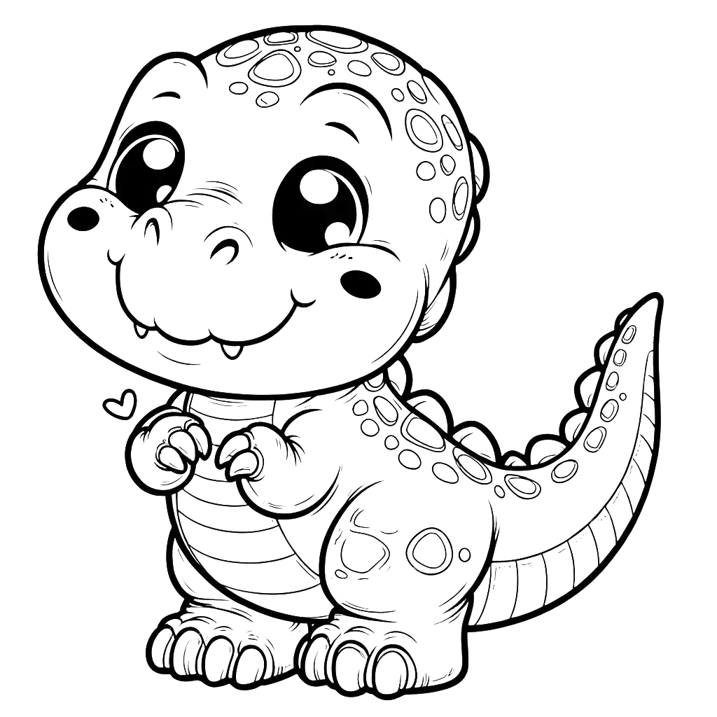 Free printable T. rex dinosaur coloring page 65 for kids