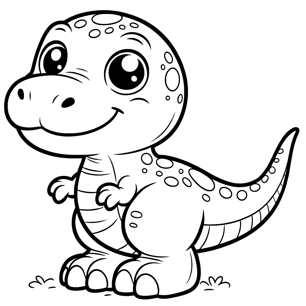 Free printable T. rex dinosaur coloring page 66 to print and color