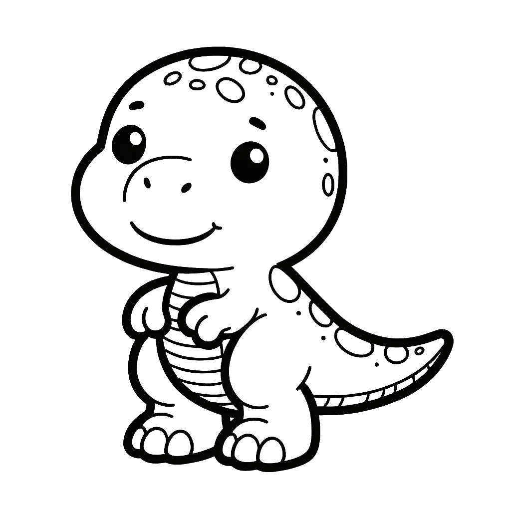 Free printable T. rex dinosaur coloring page 68 easy to color
