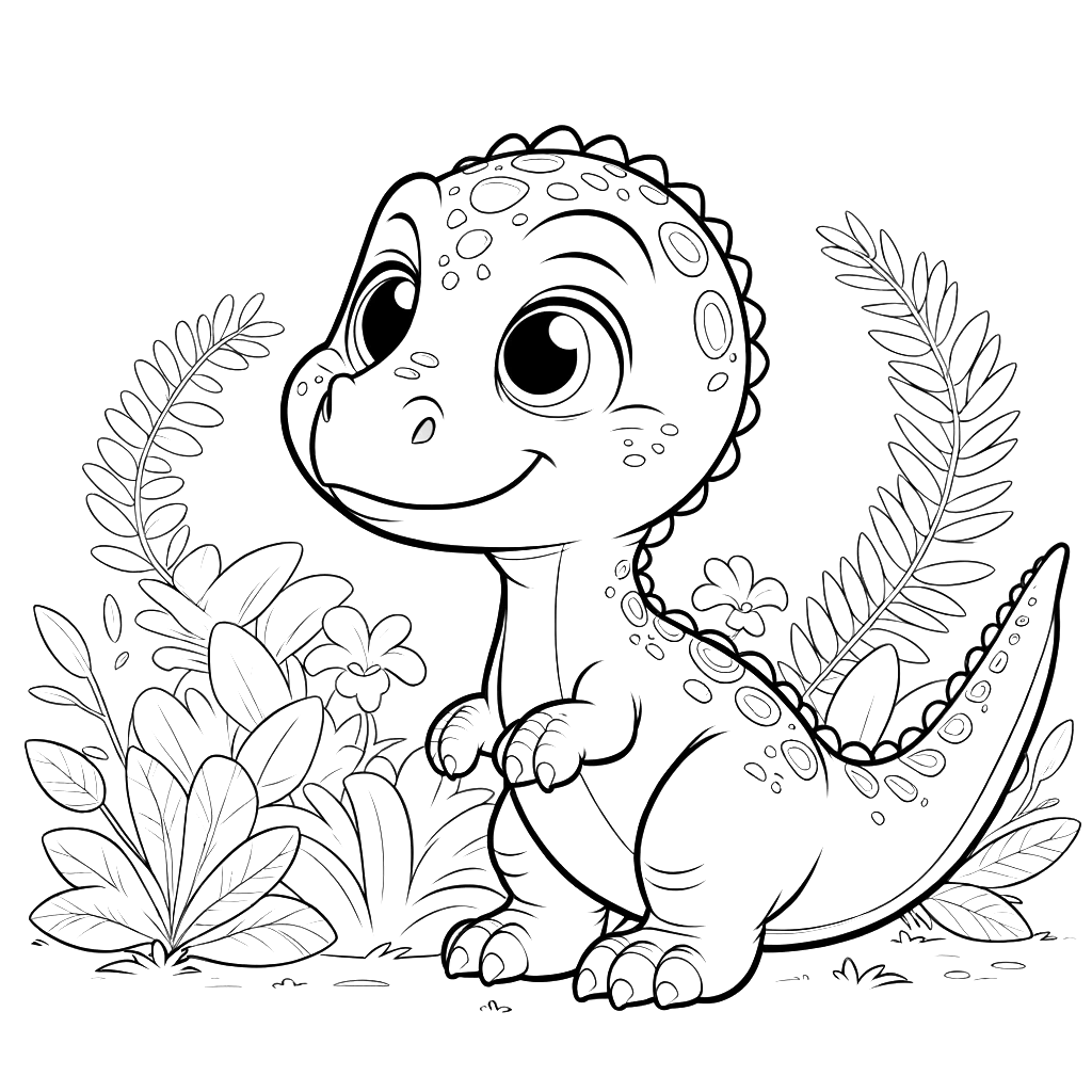Free printable Velociraptor dinosaur coloring page 16 for kids