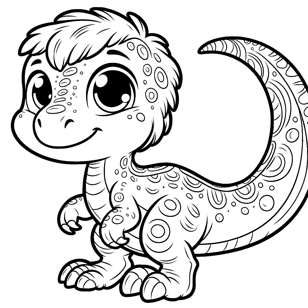 Free printable Velociraptor dinosaur coloring page 24 to print and color